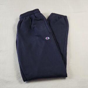 Champion Sweatpants Mens M Navy Blue Elastic Waist Joggers Gym Athletic Casual
